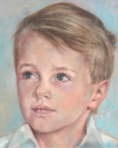 Painting of young boy