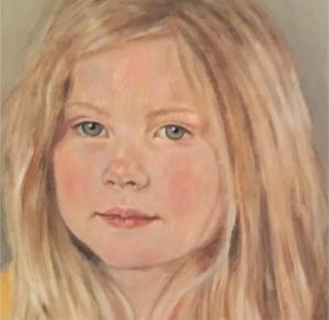 Painting of young girl